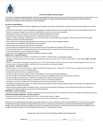 TX Patient Rights