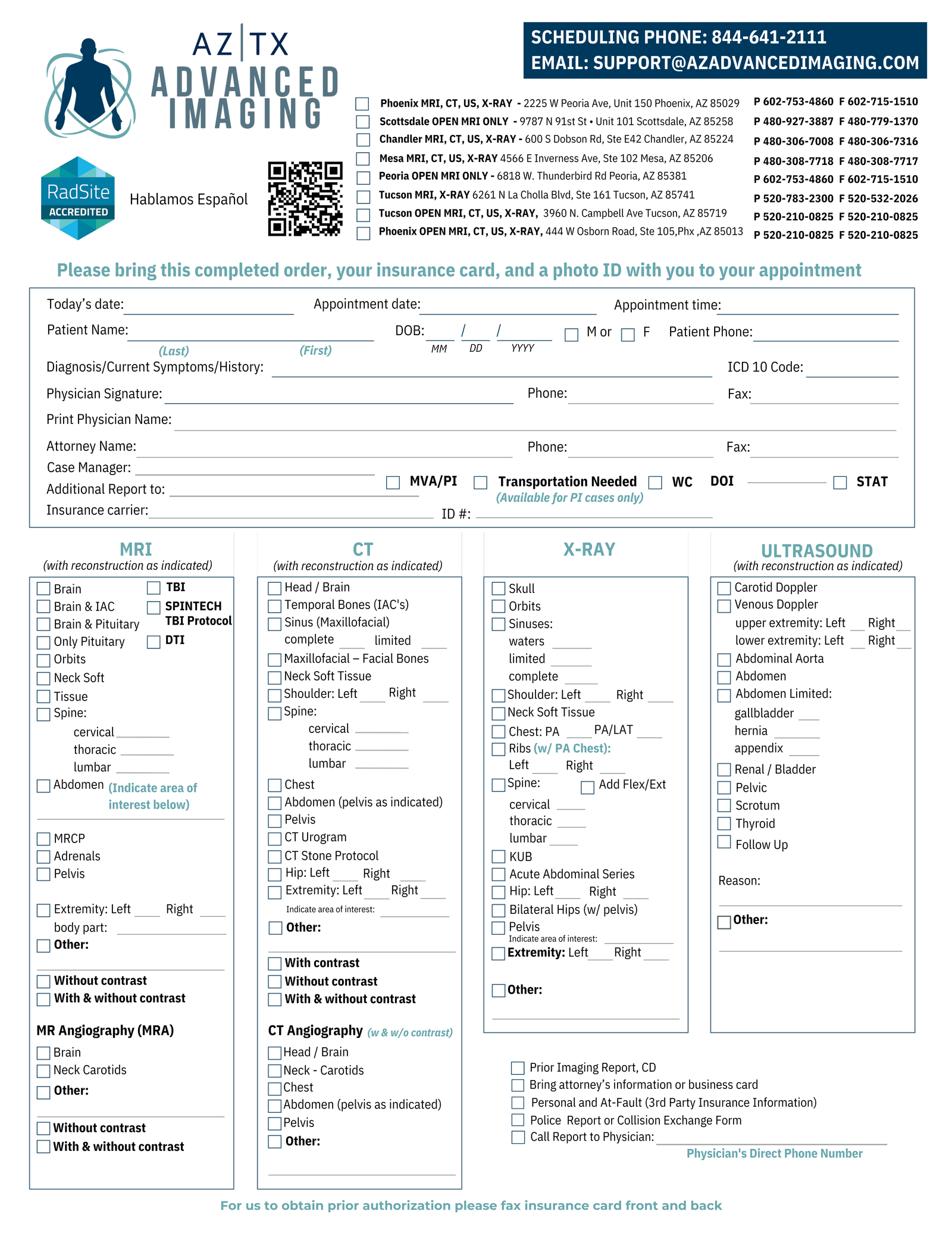 Arizona Referral Pads