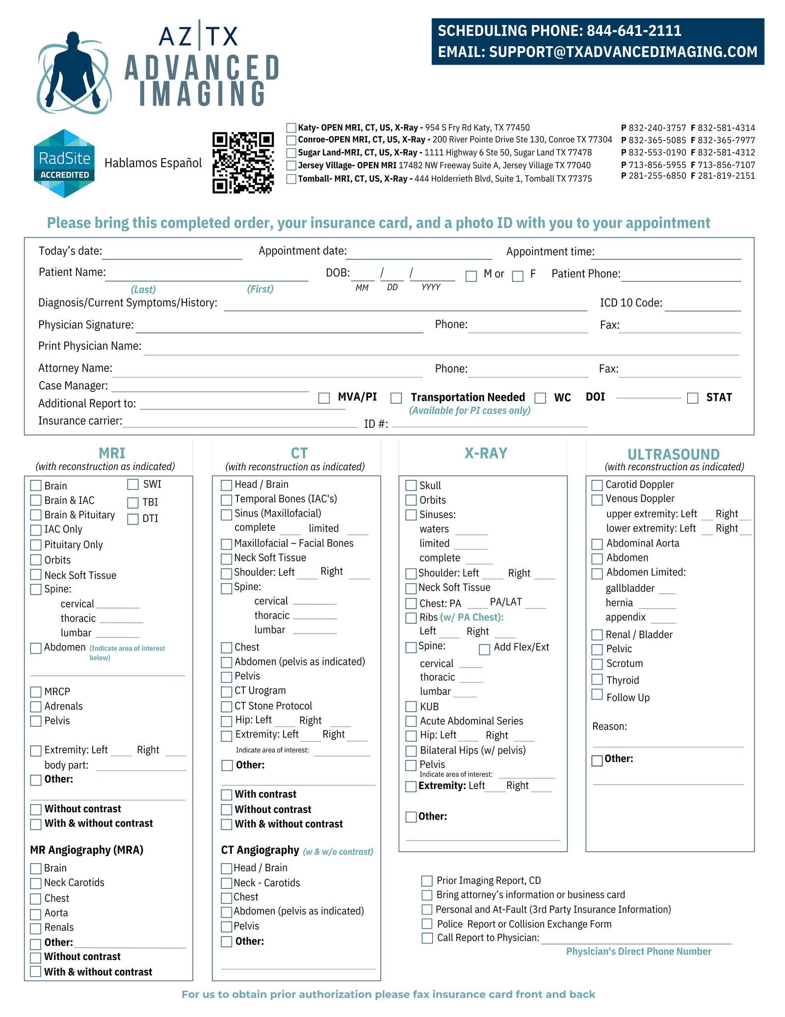 Texas Referral Pads